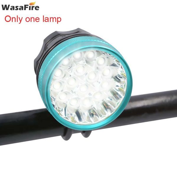

wasafire 16*t6 led bike light 40000lm bicycle headlight waterproof cycling front lamp outdoor camping night riding lights