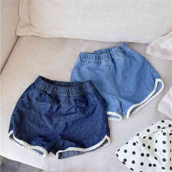 

summer arrival girls fashion denim shorts kids korean design 210528, Black