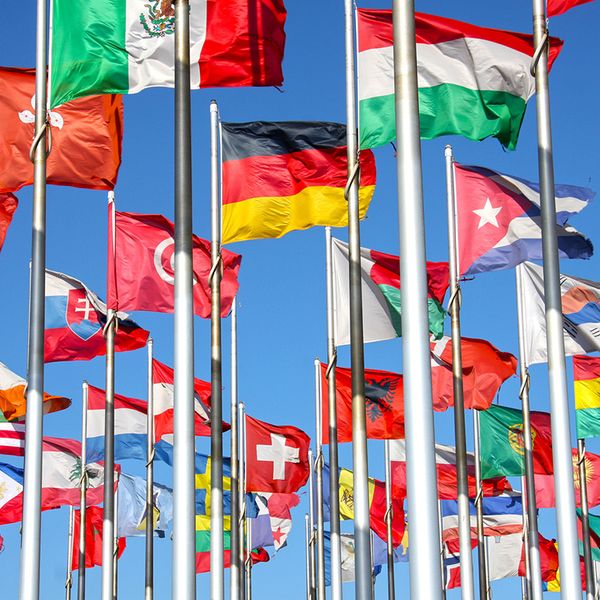 

90 * 150cm world flag national flags rainbow banner can be quickly customized factory wholesale