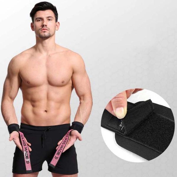 

wrist support 2pcs/set adjustable anti-slip hand belt weight lifting strap printed lightweight dumbbell fitness, Black;red