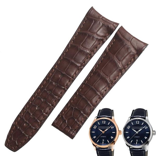 

watch bands wentula watchbands for frederiqueriva historial society fc - 330 alligator skin /crocodile grain, Black;brown