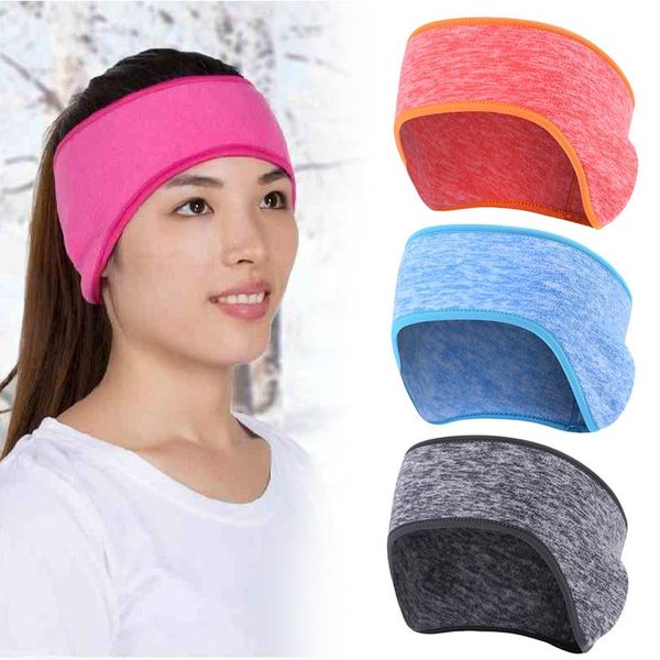 

cycling caps & masks thermals ear warmer cover headband headwrap earmuffs for sports running smn88, Black