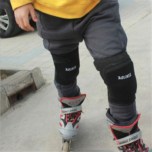 

elbow & knee pads 1 pcs nylon football volleyball soccer cycling support yoga basketball training protection dance kids, Black;gray