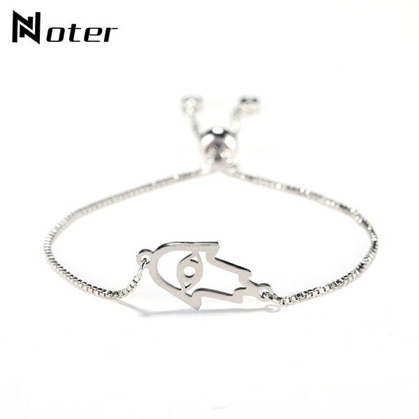 

link, chain 2021 fashion link bracelet for men women charm tree of life cross fatima hand design adjustable pulseras gift, Black