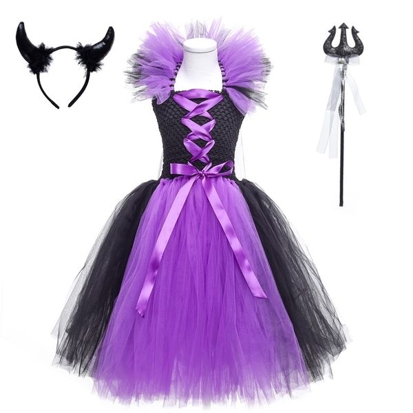 

halloween witch princess children role play girl party dress dance runway dress, Red;yellow
