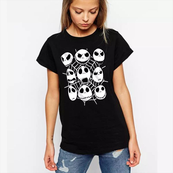 

holloween theme awesome graphic t shirt, White;black