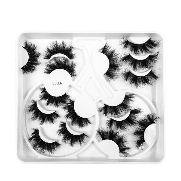

wholesale dramatic thick eyelashes 8pairs 8d faux mink false eyelash cruelty multilayer fluffy soft fake lashes extension ( 6 styles )