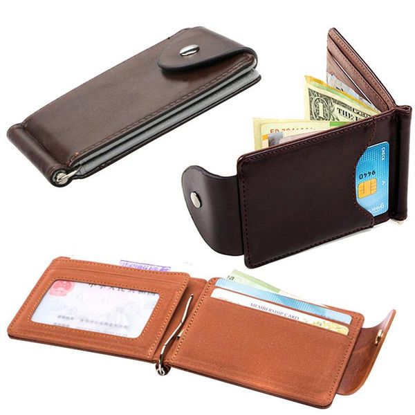 

wallets men wallet purse short design fashion buckle pu leather durable for money card coin male carteira masculina, Red;black