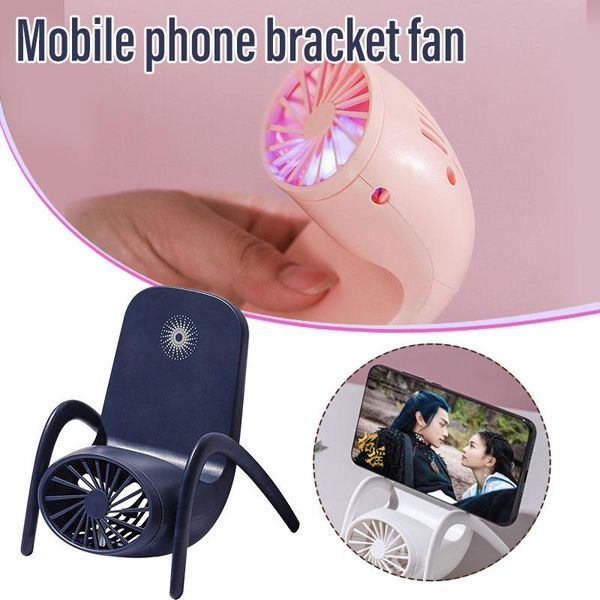 

cell phone mounts & holders mobile bracket fan deskstudent classroom dormitory small electric chair shape smartphone cooling