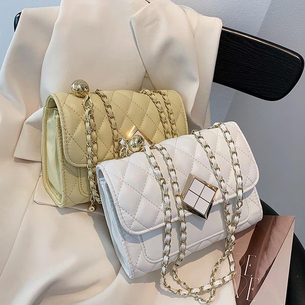 

evening bags designer chain women shoulder crossbody handbags purses 2021 diamond lattice ladies messenger totes