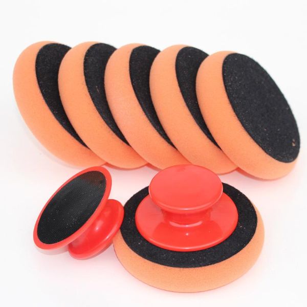 

7pcs/set clean buffer car washing applicator soft vehicle accessories wax sponge dust remove auto care polishing pad