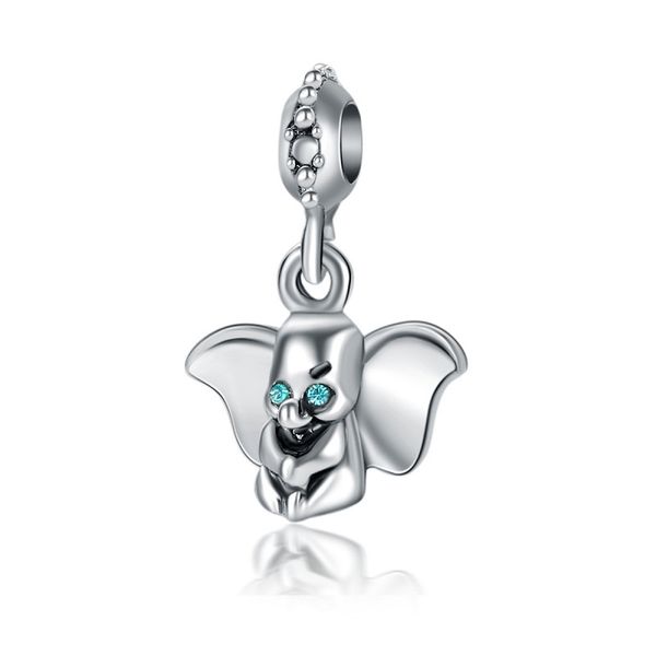 

fits pandora biagi bracelets 20pcs dumbo dangle charms european beads fit pandora snake chain bracelet necklace charms jewelry diy making wo, Black