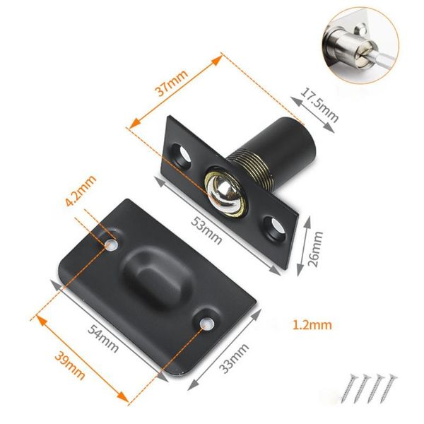 

2/3pcs door catch adjustable roller ball for internal craft tools