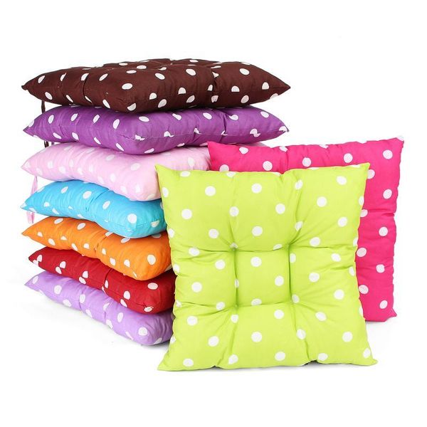 

cushion/decorative pillow 40cmx40cm candy color square car sofa chair seat upholstery home garden office kitchen children wave point c