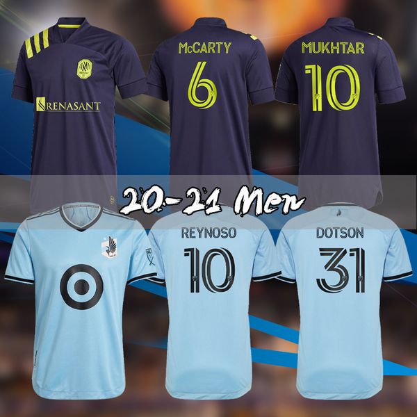 

nashville sc soccer jerseys mls 21 22 minnesota united fc reynoso lod mukhtar zimmerman leal football shirt mccarty uniform thailand, Black;yellow