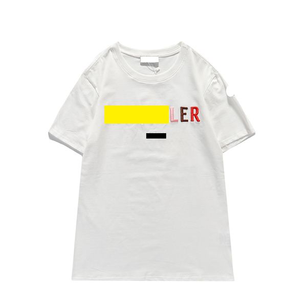 

monclair france brand maya men's t-shirts new men designer short sleeve basic colored letters t-shirt, White;black