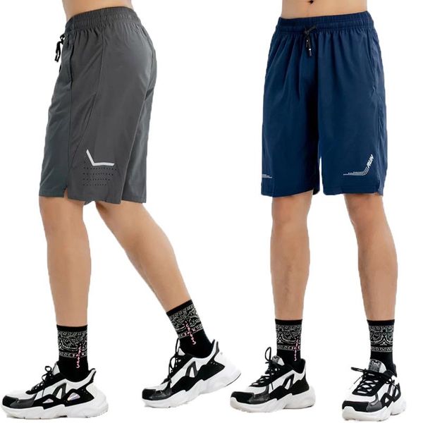 

running shorts 2021 quick-drying summer men's training football sports gym marathon workout, Black;blue