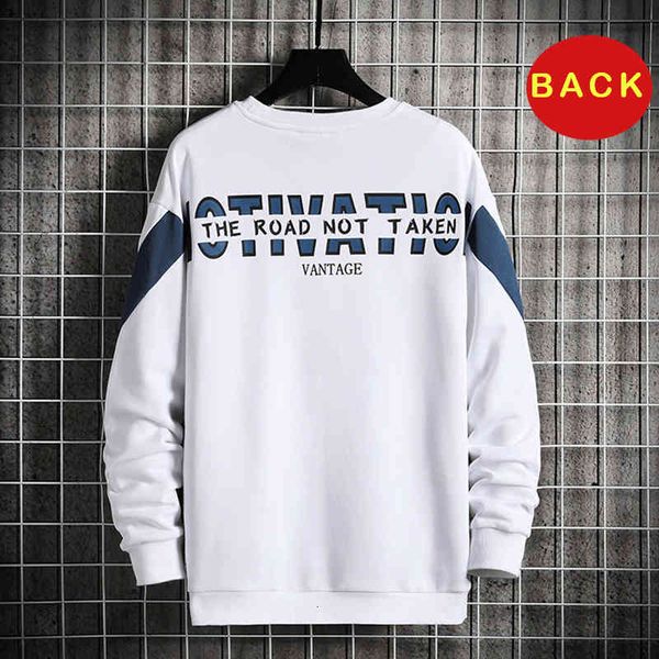 

men's hoodies & sweatshirts harajuku crewneck manmade sweatshirts streetwear pullovers autumn winter hoodie fashion for young, Black