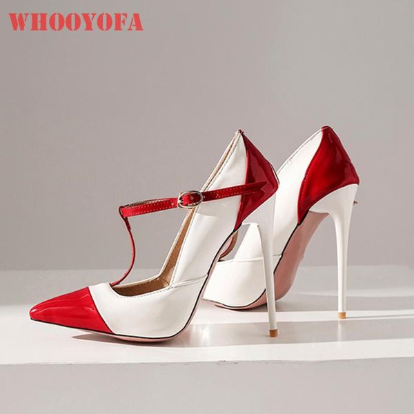

dress shoes 2021 quality elegant white red women pumps sweet stiletto high heels lady bridal wx387 plus big size  44 47, Black