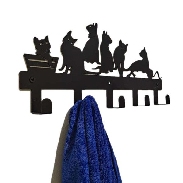 

towel racks rack iron door hook cabinet doors tableware hanging shelf shower kitchen bathroom storage key holder hooks black