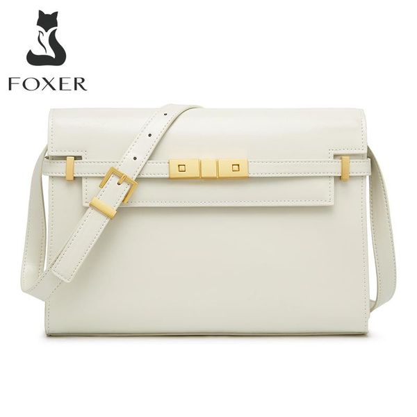 

cross body foxer 2021 gentlewoman shoulder bags bag fashion all-match leather luxury messenger large capacity office women summer