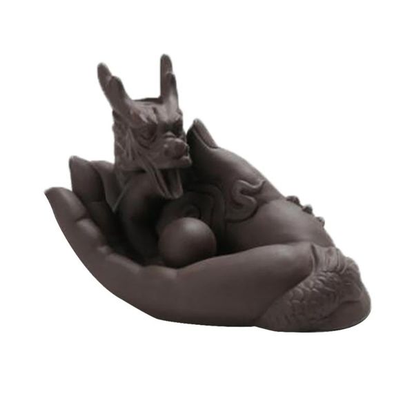 

fragrance lamps 1pc creative unique traditional classic reverse flow incense burner ceramic censer ornament for deskhome decoration