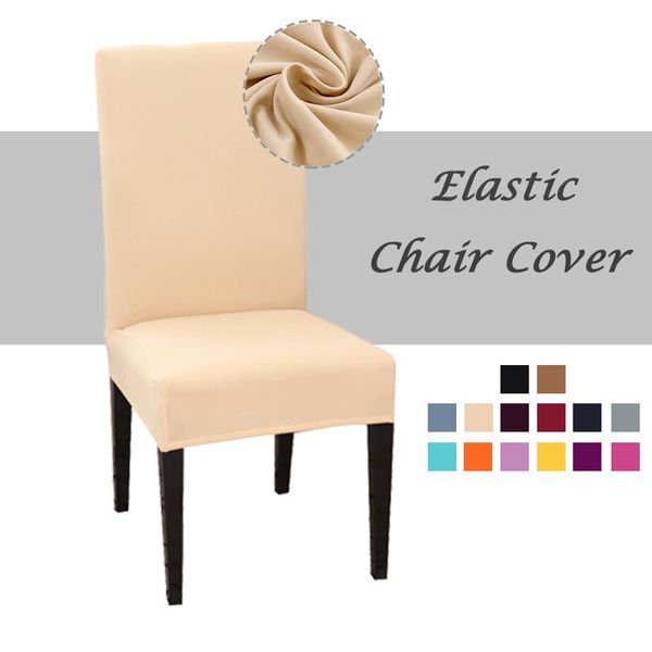 

chair covers solid color cover spandex desk seat protector slipcovers for el banquet wedding universal size