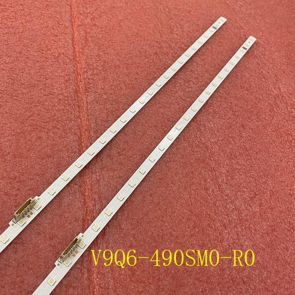 

strips kit 2pcs 44led led bar for samsung qe49q60ratxzt qe49q60rat qe49q67rat cy-rr049hglv3h v9q6-490sm0-r0