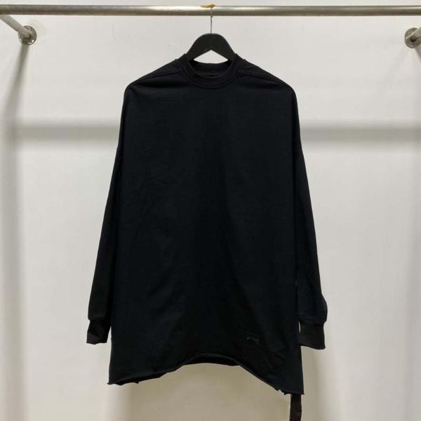 

men's hoodies & sweatshirts owen seak men cotton pullover gothic style men's clothing oversized spring autumn women solid black bot