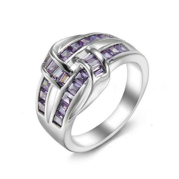 

jewelry inlaid zircon ring female creative hand jewelry fashion, Slivery;golden