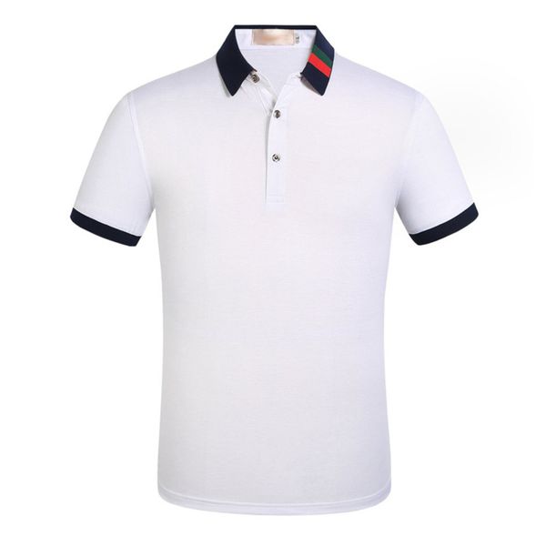 

men's high-quality cotton short sve polo, tight, firm, fashionable, embroidered, xxxl, 2021, White;black