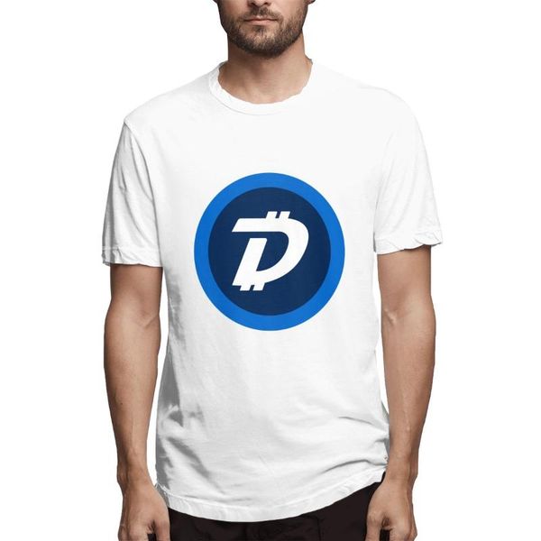 

men's t-shirts " graphic "digibyte tee short sleeve t-shirt funny, White;black