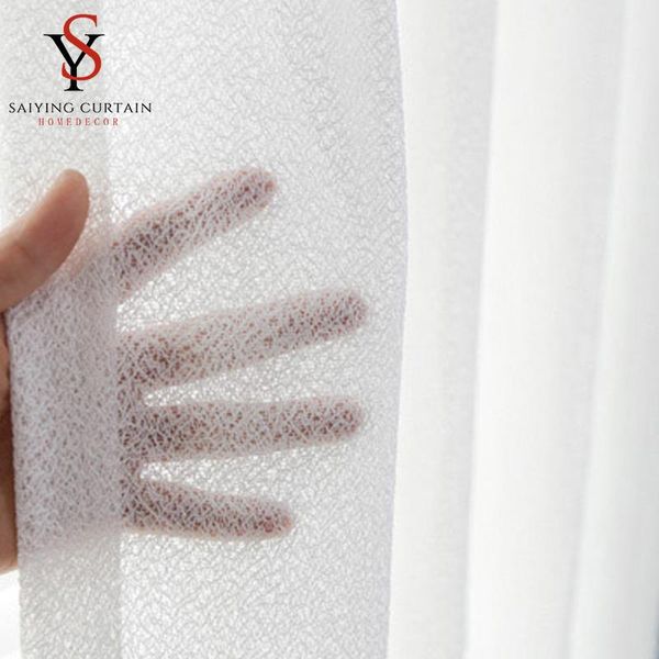 

curtain & drapes modern white bird nest tulle window treatment curtains living room solid sheer for bedroom voile kitchen