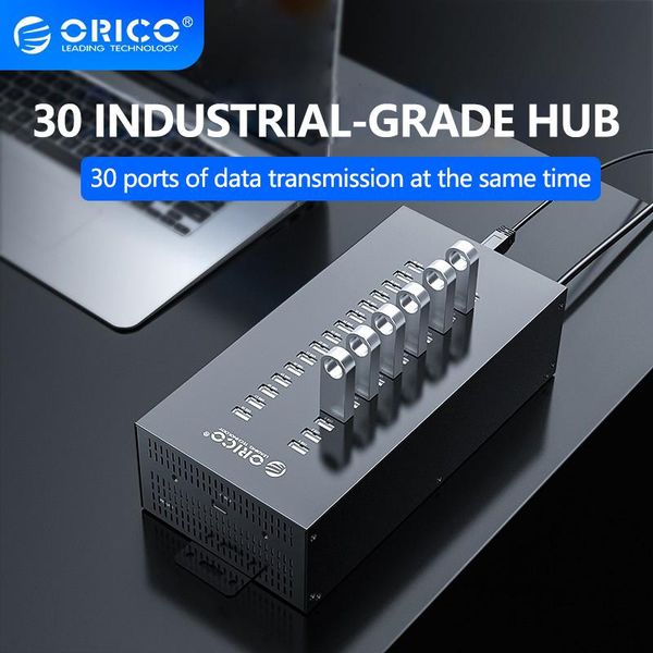 

hubs orico ih20p ih30p industrial-grade usb splitter hub multi-function u disk batch copy multi-port with high-power power supply