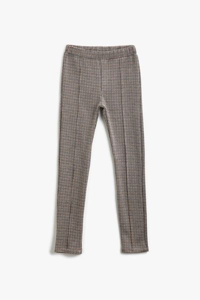 

women's leggings brown plaid girl tights 1 kkg47556ak, Black