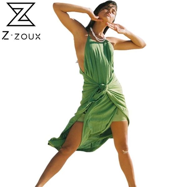 

women dress halter backless bohemia long irregular maxi es loose casual summer beach es plus size 210513, Black;gray