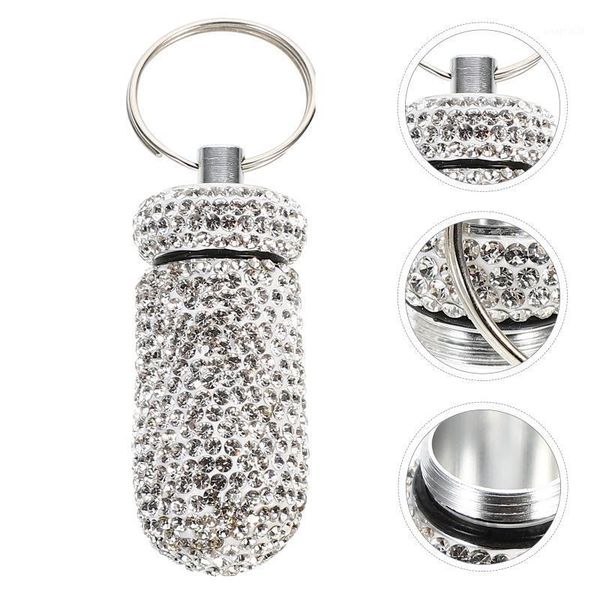 

storage bottles & jars 1pc novel case box metal small holder