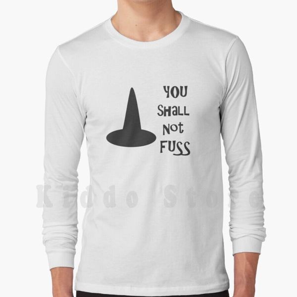 

men's hoodies & sweatshirts no fuss hoodie long sleeve gandalf cool funny you shall not, Black