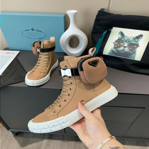 

wheel re-nylon sneakers casual luxury designer women nylon covered shoes recycled 35-44 high-removable sneaker size comfortable nome