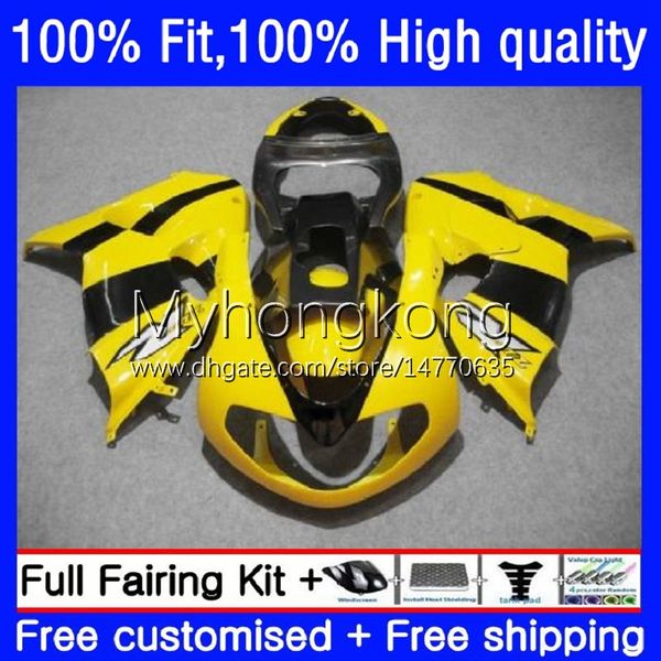 Molde de Injeção Corporal para Suzuki SRAV TL1000R Amarelo BLK TL1000 1998-2003 30NO.101 TL 1000 R11000 1998 1999 2000 2001 2002 2003 TL-1000R 98 99 00 01 02 03 Kit de Feira do OEM