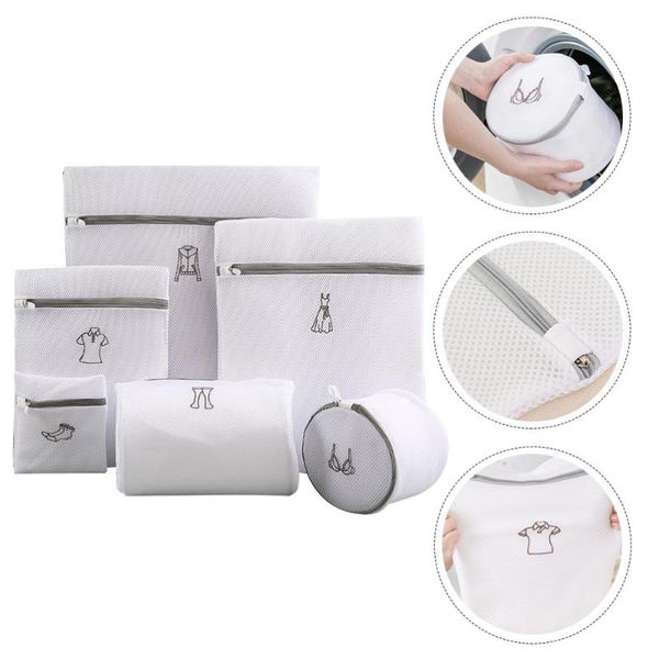 

laundry bags 1 set/6pcs practical clothes protection bag creative storage