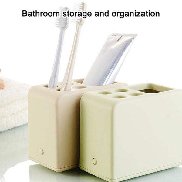 

toothbrush toothpaste organizer multi-function bathroom storage box electric holder stand holders