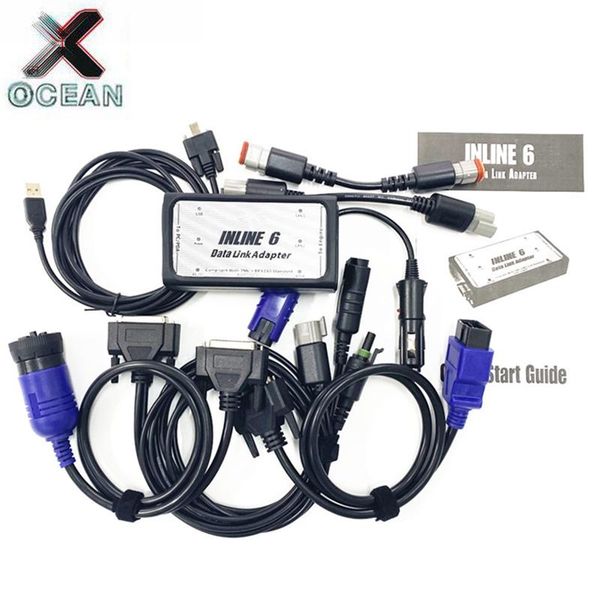 

diagnostic tools for cummins inline 6 data link adapter heavy duty scanner inline6 truck obd2 tool support multi-language