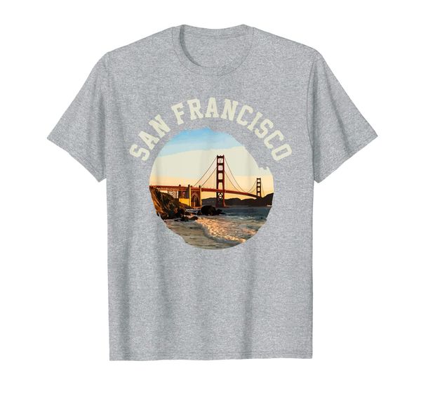 

san francisco t-shirt, White;black