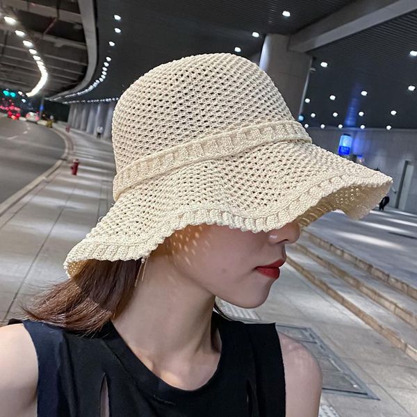 

wide brim hats breathable mesh sunscreen cap women casual for travel go shopping fishing outdoor summer hat c7, Blue;gray