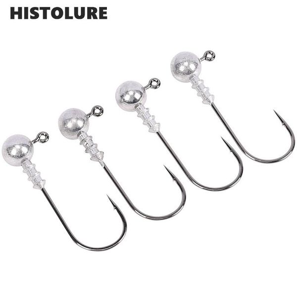 

product crank jig head hook 3.5g 5g fishing lead lure hard baits soft worm tackle accessories hooks