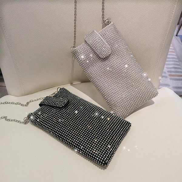 

evening bags 2021 chic bling luxury small phone summer purses