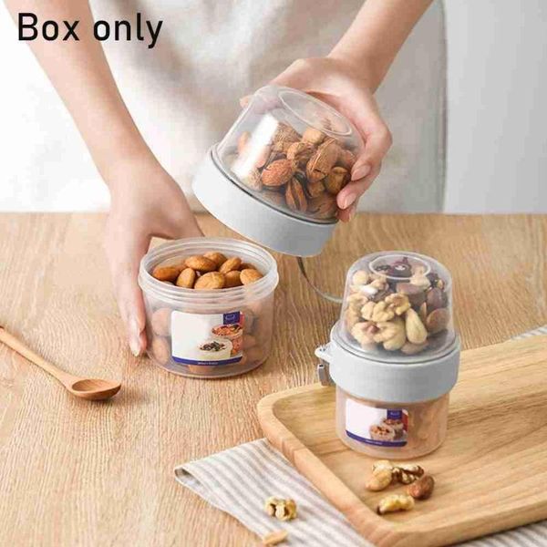

storage bottles & jars 1pc multiple specifications jar rice cereal grain bean container measuring cup sealed double layer tank kitchen suppl