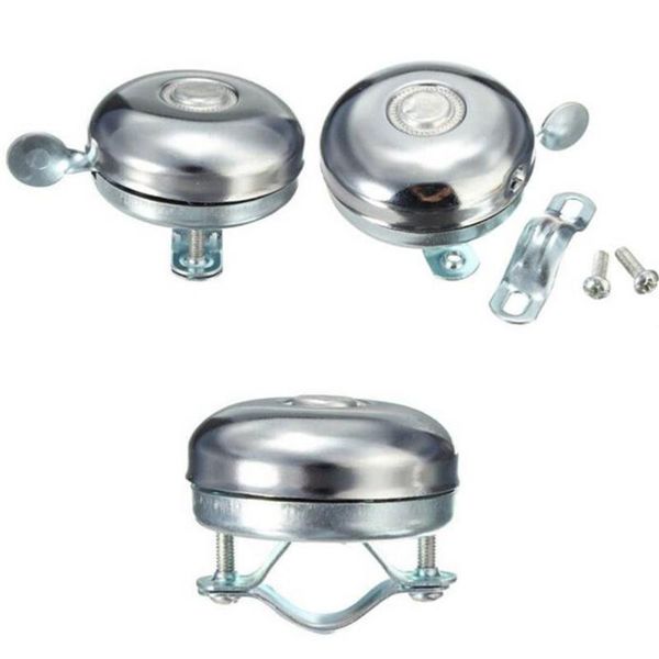 

bike horns classic bicycle bell ring metal cycling handlebar bells sound alarm silver accessories #35s10