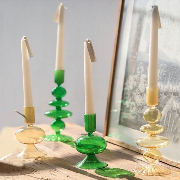 

candle holders home decor holder glass candlestick stand party wedding decoration christmas crystal accessories